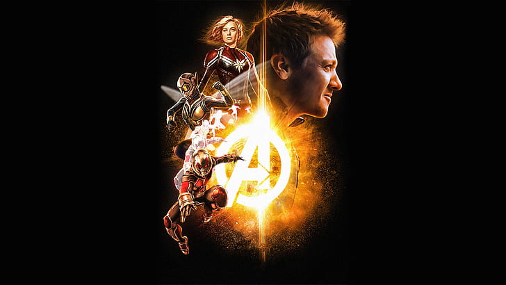 The Avengers, Avengers Endgame, Ant-Man, Captain Marvel, Hawkeye, Wasp (Marvel Comics), HD wallpaper