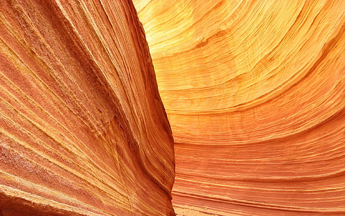 Antelope Canyon, formasi batuan, ngarai, gurun pasir, Wallpaper HD HD wallpaper