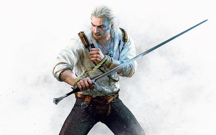 jeux vidéo, The Witcher 3: Wild Hunt, Geralt of Rivia, Fond d'écran HD