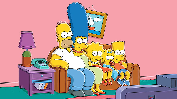 The Simpsons, kreskówki, hd, animowany serial telewizyjny, Tapety HD
