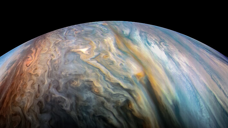 juno, nasa, planet, jupiter, outer space, space, juno mission, atmosphere, HD wallpaper