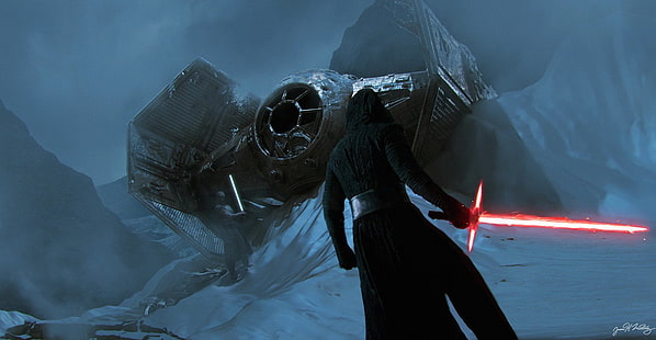 Sfondo di Star Wars Kylo ren, Star Wars, Star Wars: The Force Awakens, Sfondo HD HD wallpaper