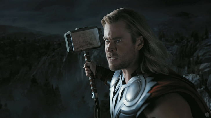filmer, The Avengers, Thor, Chris Hemsworth, Mjolnir, Marvel Cinematic Universe, HD tapet