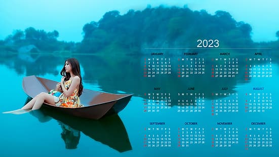 2023 (Rok), kalendarz, Tapety HD HD wallpaper