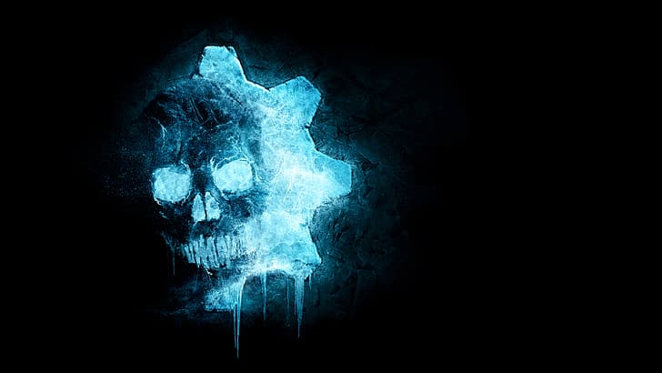 Gears of War 5, Gears 5, video game, Xbox One, XboxOneX, skull, Wallpaper HD