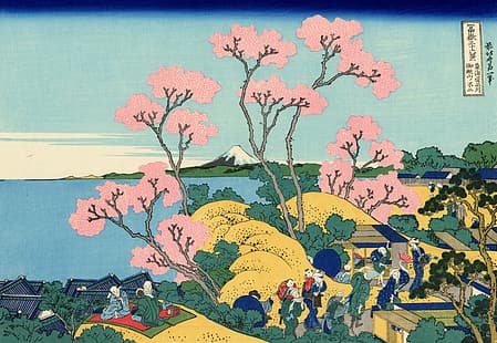 Ukiyo-e, japansk konst, HD tapet HD wallpaper