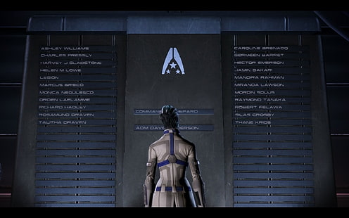オンラインゲームアプリケーションのスクリーンショット、Mass Effect、Mass Effect 2、Mass Effect 3、Liara T'Soni、ビデオゲーム、 HDデスクトップの壁紙 HD wallpaper