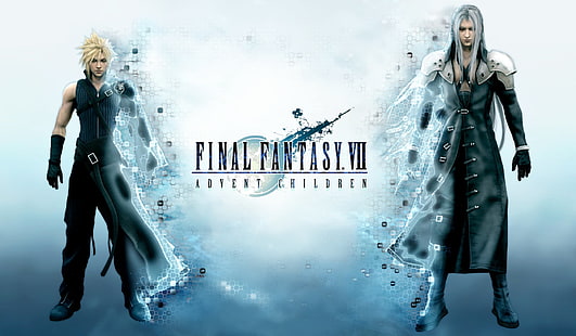 วอลล์เปเปอร์ Final Fantasy, Final Fantasy, Final Fantasy VII: Advent Children, Cloud Strife, Sephiroth (Final Fantasy), วอลล์เปเปอร์ HD HD wallpaper