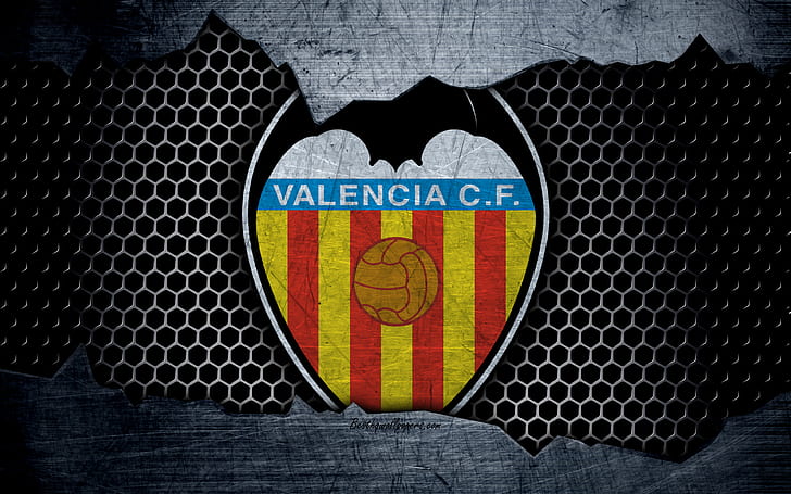 Soccer, Valencia CF, Emblem, Logo, HD wallpaper