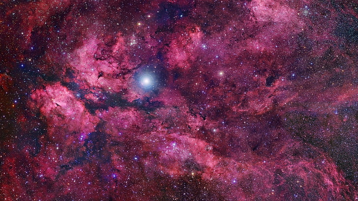 ilustrasi galaksi, luar angkasa, NASA, galaksi, Bulan, Wallpaper HD