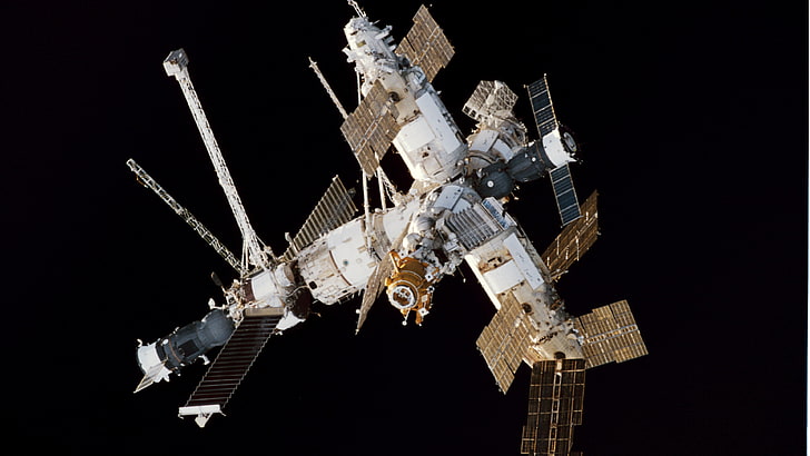 Raumstation, Mir, UdSSR, Russland, HD-Hintergrundbild