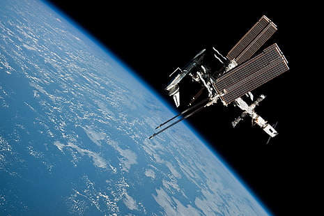Iss Space Shuttle NASA-Raumstation Endeavour Hintergrundbild, HD-Hintergrundbild HD wallpaper