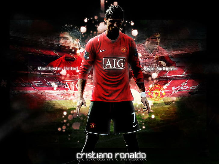 Cristiano Ronaldo Wallpaper Manchester United, cristiano ronaldo, ronaldo, celebrity, celebrities, boys, football, sport, manchester united, HD wallpaper