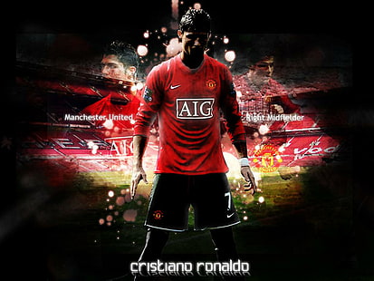 Cristiano Ronaldo Duvar Kağıdı Manchester United, cristiano ronaldo, ronaldo, ünlü, ünlüler, erkek, futbol, ​​spor, manchester united, HD masaüstü duvar kağıdı HD wallpaper