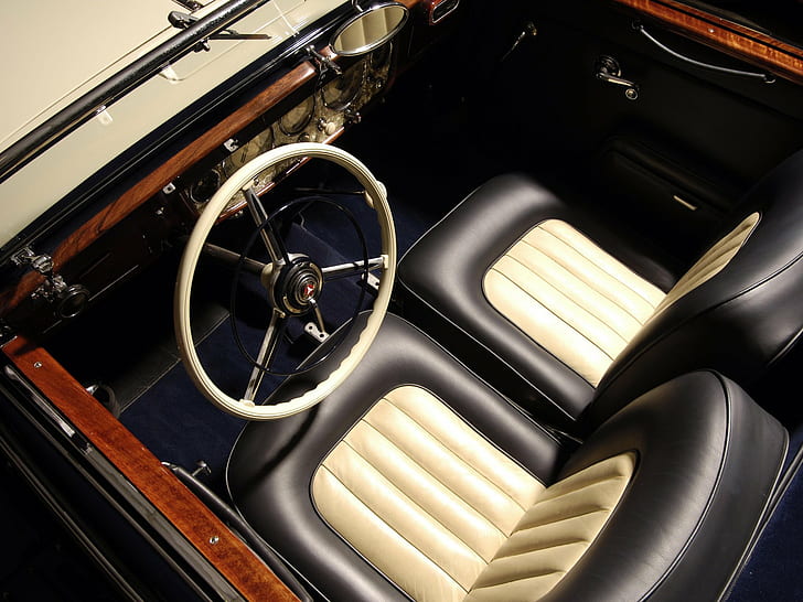 1936, 540k, benz, cabriolet, luxury, mercedes, retro, sport, HD wallpaper