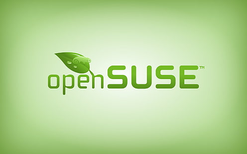 Open Suse Linux、Open Suseロゴ、コンピューター、Linux、グリーン、linux ubuntu、 HDデスクトップの壁紙 HD wallpaper