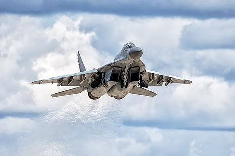 Jet Fighters, Mikoyan MiG-29, Pesawat, Jet Fighter, Warplane, Wallpaper HD HD wallpaper