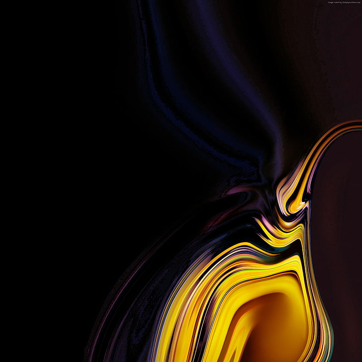 colorful, abstract, Samsung Galaxy Note 9, Android Oreo, Android 8.0, HD wallpaper