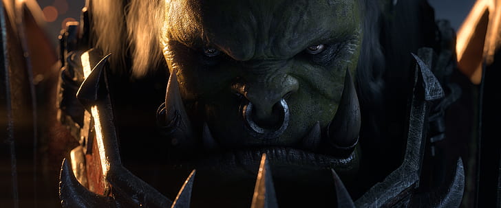 World of Warcraft, World of Warcraft: Battle for Azeroth, anelli per il naso, orchi, videogiochi, Sfondo HD