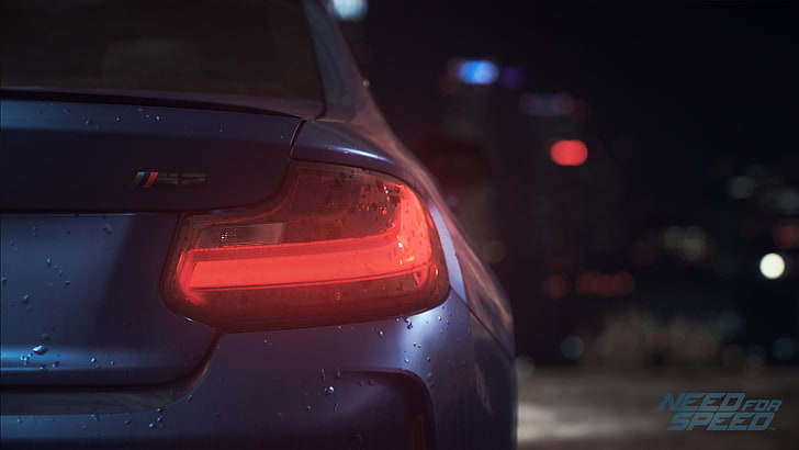 red and black car part, Need for Speed, BMW, BMW M2, M2, car, HD wallpaper
