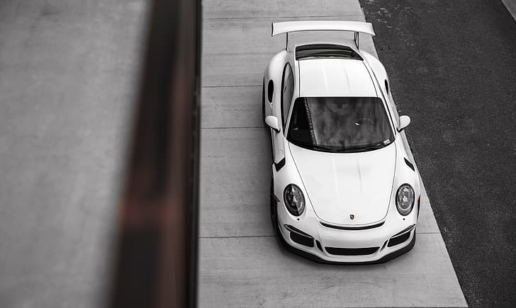 911, Porsche, White, GT3RS, VAG, HD wallpaper