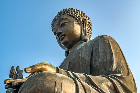 Религиозен, Буда, Статуя, HD тапет HD wallpaper
