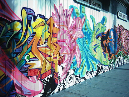 Graffiti HD, artystyczne, graffiti, Tapety HD HD wallpaper