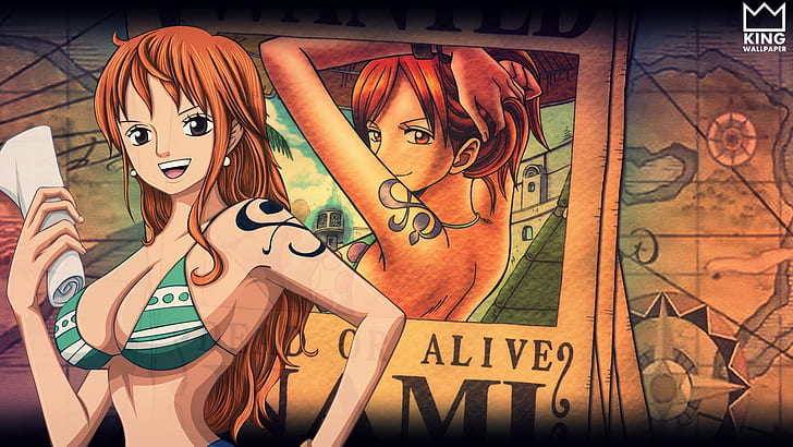 One Piece, Nami (One Piece), Sfondo HD
