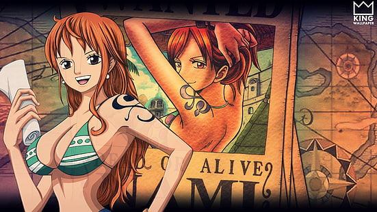 Одна часть, Нами (One Piece), HD обои HD wallpaper