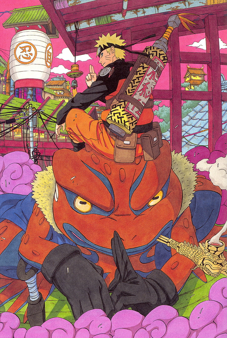 Ilustrasi Naruto, Naruto Shippuuden, Masashi Kishimoto, Uzumaki Naruto, karya seni, ilustrasi, Wallpaper HD, wallpaper seluler