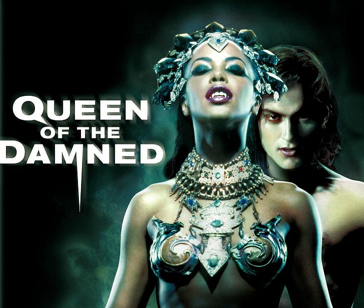 aaliyah, damned, dark, fantasy, heavy, horror, metal, queen, vampire, HD wallpaper