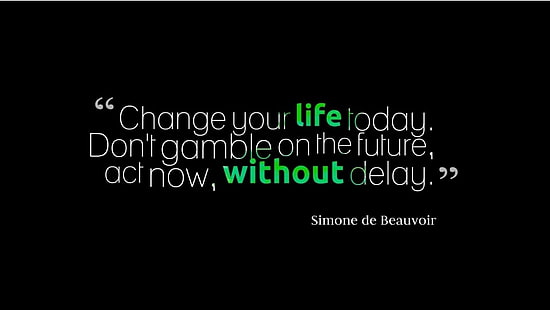 오늘 당신의 인생을 바꾸십시오, Facebook Cover, Quotes, HD 배경 화면 HD wallpaper
