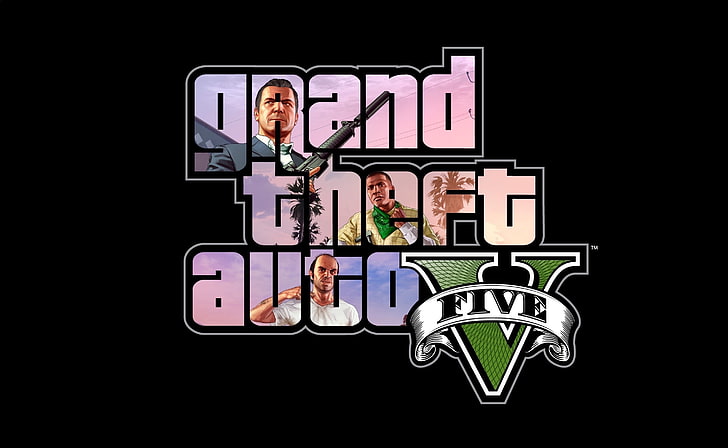 Postacie z GTA V, tapeta cyfrowa GTA 5, gry, Grand Theft Auto, gta, gta v, trevor, michael, franklin, postacie, główne, Tapety HD