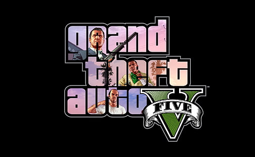 Karaktärer av GTA V, GTA 5 digital tapet, Spel, Grand Theft Auto, gta, gta v, trevor, michael, franklin, karaktärer, huvud, HD tapet HD wallpaper