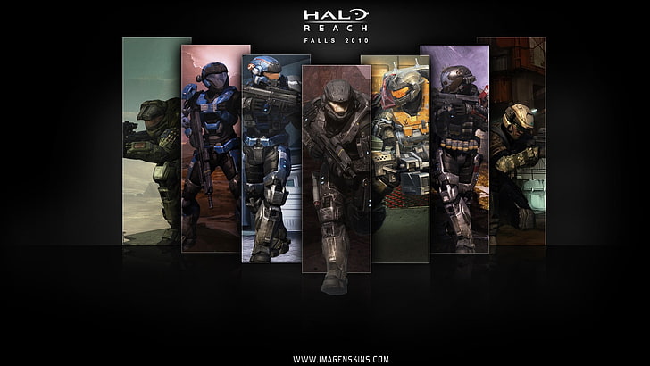 Halo Reach цифровые обои, Halo, Halo Reach, коллаж, видеоигры, HD обои