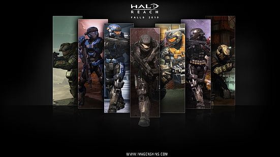 Halo Reach digital tapeter, Halo, Halo Reach, collage, videospel, HD tapet HD wallpaper