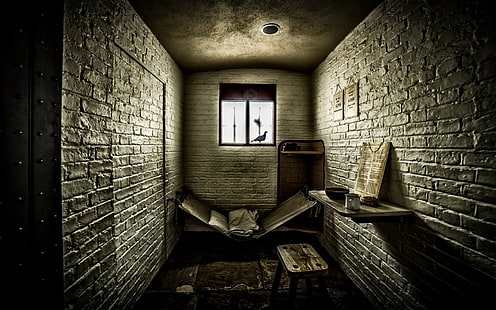 صنع الإنسان ، سجن ، سجن ، دين ، غرفة، خلفية HD HD wallpaper