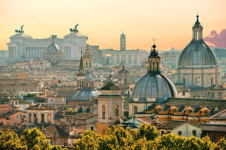 Viajes, Roma, Turismo, Ciudad del Vaticano, Fondo de pantalla HD