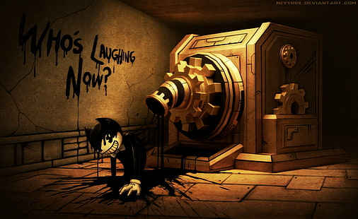 bendy and the ink machine, video games, HD wallpaper HD wallpaper