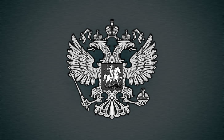 águila, escudo de armas, Rusia, Fondo de pantalla HD