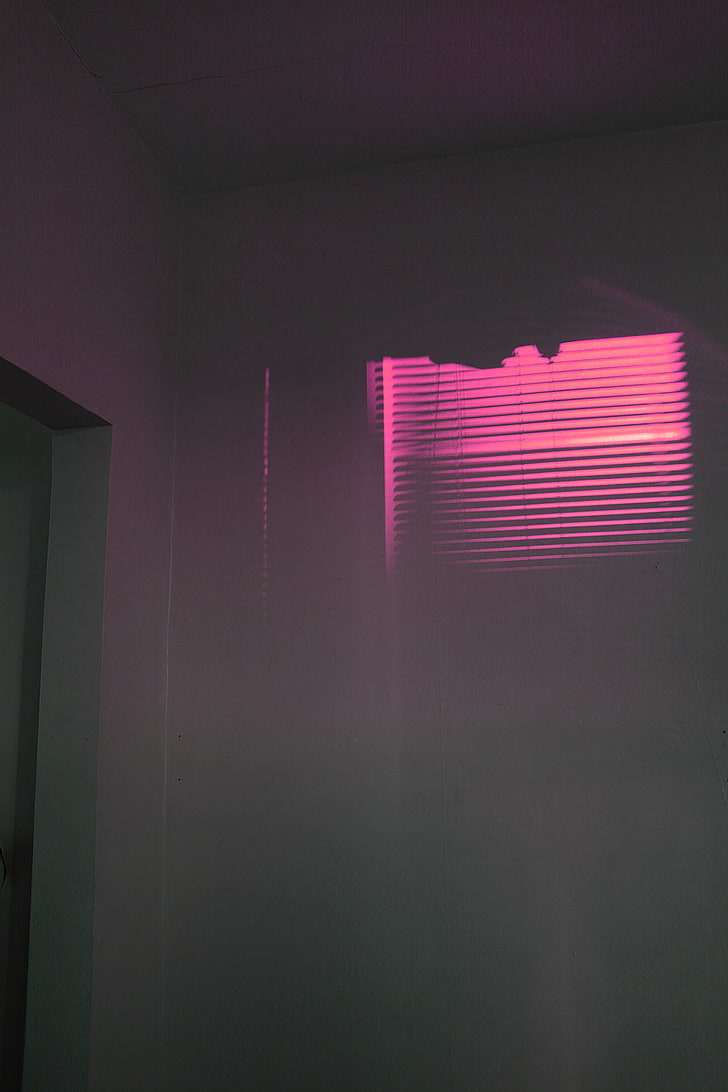 lampu LED hitam dan putih, neon, pastel, Wallpaper HD, wallpaper seluler