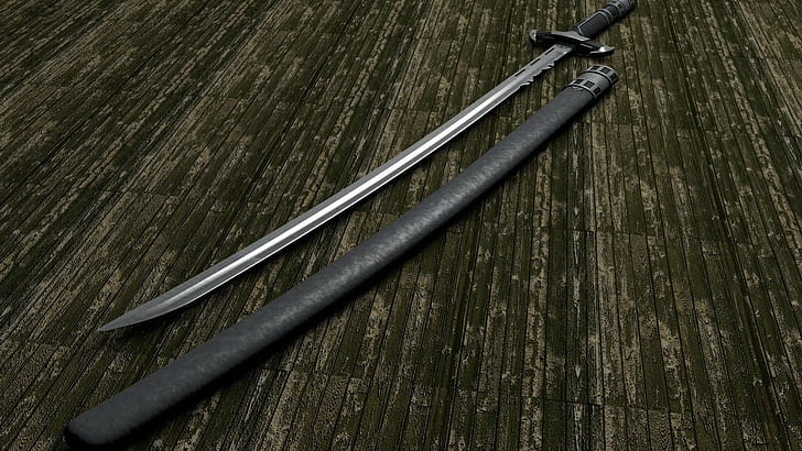 sabre, sword, weapon, HD wallpaper
