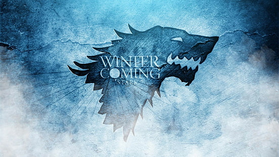 game, logo, 1920x1080, Winter, stark, coming, background, game of thrones, HD wallpaper HD wallpaper