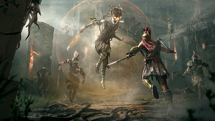 Assassin's Creed Odyssey, Gamescom 2018, poster, artwork, 12K, HD wallpaper  | Wallpaperbetter