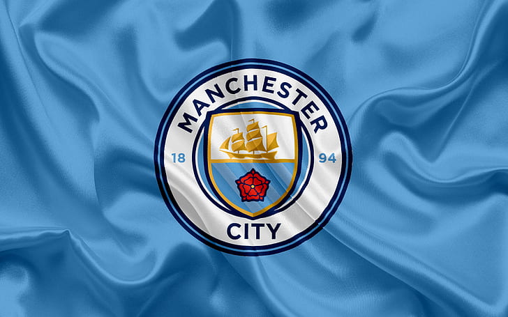 Soccer, Manchester City F.C., Logo, HD wallpaper