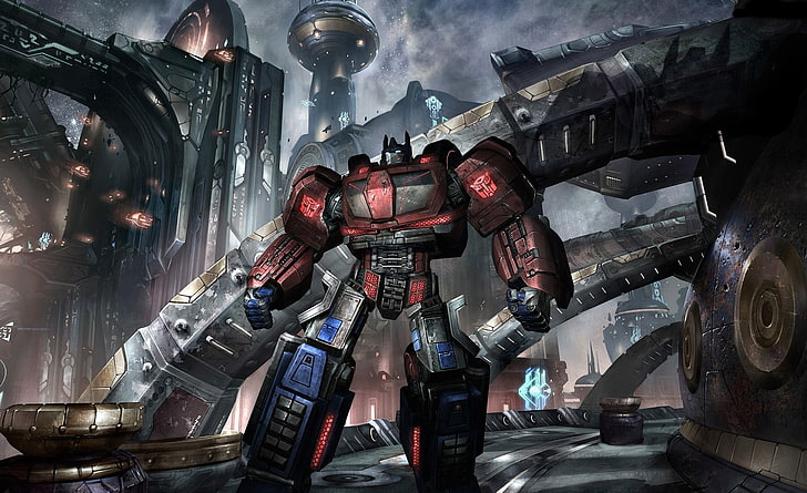 Transformers War For Cybertron, Обои Transformers Optimus Prime \, Игры, Другие игры, Трансформеры, Cybertron, HD обои