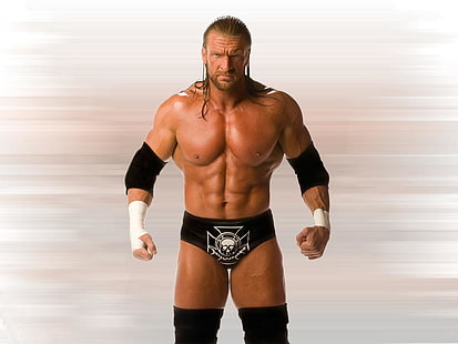 WWE Wrestler Triple H, Triple H, WWE,, campione del mondo, wrestler, Sfondo HD HD wallpaper