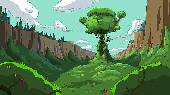 Adventure Time, cartoon, HD wallpaper HD wallpaper