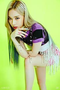 aespa, K-pop, Winter (Kim Min Jeong), วอลล์เปเปอร์ HD HD wallpaper