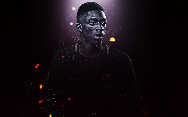 Soccer, Ousmane Dembélé, FC Barcelona, French, HD wallpaper |  Wallpaperbetter